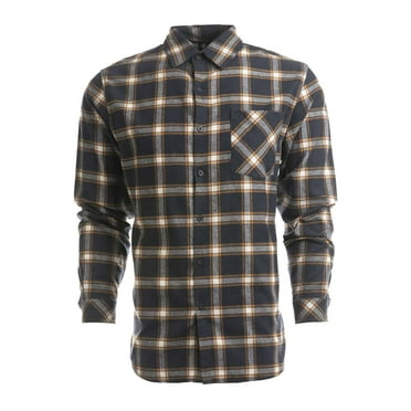 Burnside Open Pocket Flannel Shirt Size up to 3XL
