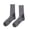 Dark Gray, variant on CNEJRHG Mens Womens Rib Knitted Crew Socks Breathable Cushioned Thick Socks for Outdoor Sports Thermal Daily Wear 1 Pair Mid Calf Socks, Size 6-10 Dark Gray