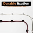thumbnail image 4 of 50Pcs . Adhesive Cable Organizer Cord Holder. Durable Strong Cable, 4 of 4