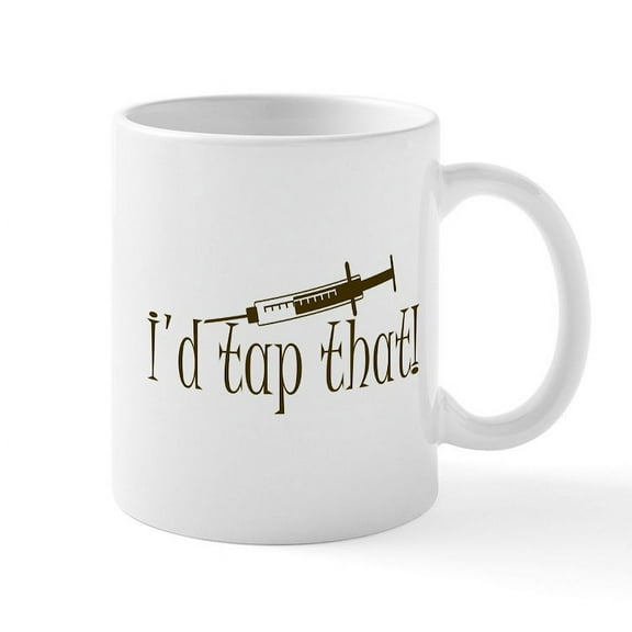 CafePress - Funny Phlebotomy & Nursing Mug - 11 oz Ceramic Mug - Novelty Coffee Tea Cup