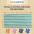 thumbnail image 3 of Toalla Extra Grande MELOCOTTON HOGAR Microfibra Suave Absorbente 180x100cm ROSA, 3 of 5