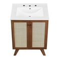 thumbnail image 6 of Modway Soma 24” Bathroom Vanity in Walnut White, 6 of 16