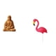 thumbnail image 1 of Estatua Coleccionable Del Sagrado Corazón De Jesús Para Pasillo, Dormitorio, Oficina, Escritorio, Chimenea Con Pájaro, Adorno Artístico Para Jardín, Flamenco, Escultura De Estaca Para, 1 of 8