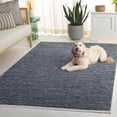 thumbnail image 3 of Safavieh Mila Colton Distressed Polyester Area Rug, Black/Light Blue, 8' x 10', 3 of 11