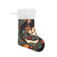 thumbnail image 5 of Christmas Flowers and Cat Christmas Stockings Xmas Stocking for Family Holiday Season Party Decorations, 5 of 8