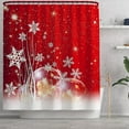 thumbnail image 3 of Tapis de Sol Imprimé Flocon de Neige Éléments de Noël, 3 of 5