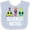 Blue and White, variant on Inktastic Science Nerd Chemistry Boys or Girls Baby Bib