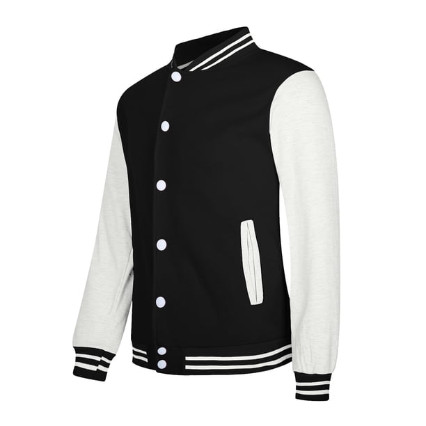 Gibobby Chaquetas de mujer ligeras largas mujer otoño Casual Patchwork Stand Collar botón abajo manga larga bolsillo abrigo chaqueta deporte al libre Top (Negro, S)