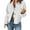 A-White, variant on LEBONYARD Women's Trendy Lapel Solid Colored Long Sleeve Chic Vintage Button Cardigan Jacket Casual Loose Fitting Chest Pocket Outerwear Jacket