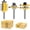 1/4" Shank, variant on 1/2-Inch Shank Tongue and Groove Router Bits Set & Reversible Finger Joint Router Bit, 3 Router Bit Set, Woodworking Chisel for Density Boards, Solid , MDF, Chipboard, Splints,