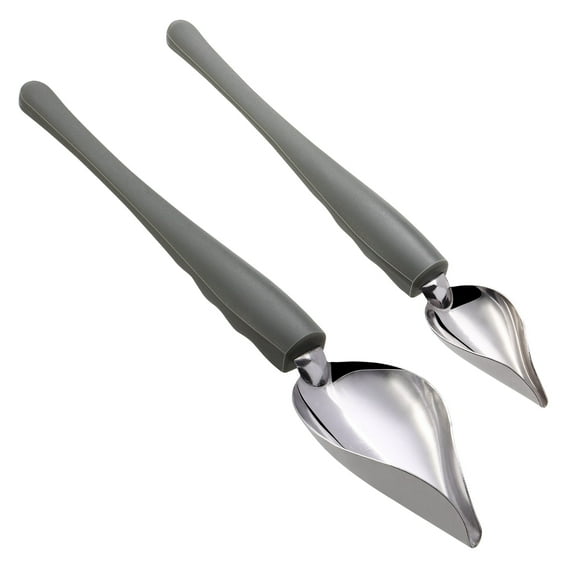 Hemoton Chef Culinary Painting Spoons 4Pcs Saucier Drizzle Spoons DIY Chocolate Spoon Filter Spoons