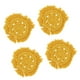 thumbnail image 4 of Posavasos redondos antiescaldaduras de algodón, suaves y ligeros, de color sólido, con borlas para pintalabios, tazón, taza de café, color amarillo, 4 unidades, 4 of 14