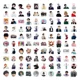 thumbnail image 1 of (Bulletproof Youth League) 100pcs Boys Group Stickers for Teens Journal Cute Cartoon Mixed Pack Stickers,Waterproof Vinyl Decals for Laptops Computer Scrapbook Phone Bumper Pad, 1 of 5