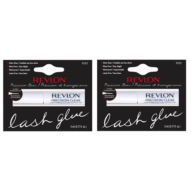 Revlon Precision Clear Thin Brush Mess Free Waterproof Latex Free Lash Glue 9321 Pack Of 2 Walmart Com Walmart Com