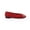 Red Tweed, variant on SKIUHS Women's Round Toe Low-Heel Flat Shoes, Comfortable Dressy Daily Work Dress Shoes