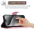 thumbnail image 3 of compatible iPhone 15 Plus Rhombic Texture Flip Leather Phone Case with Lanyard Cheap and fine, 3 of 5