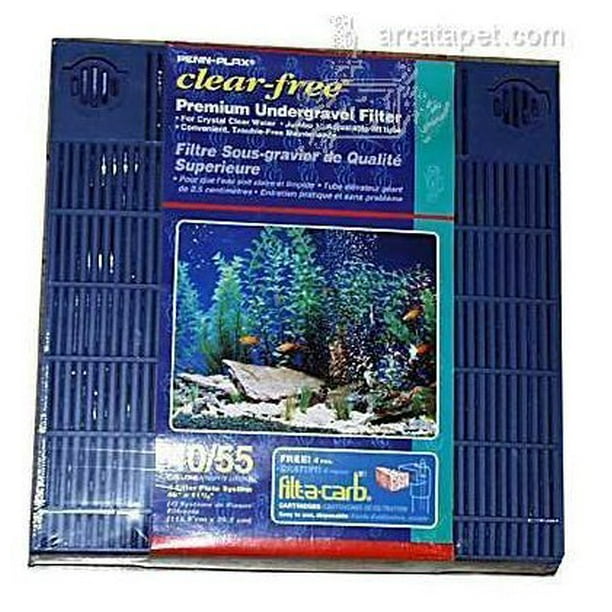 Penn Plax Premium Under Gravel Filter System for 4055 Gallon Fish