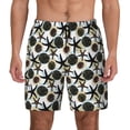 thumbnail image 2 of Goofa Sea ​​Urchin Printed Men's Swim Trunks Board Shorts Quick Dry Mens Swimming Trunks with Compression Liner,Breathable Fit Hawaii Beach Shorts-3X-Large, 2 of 9