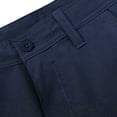 thumbnail image 5 of FRSASU Men's Cargo Pants Straight Stretch Work Hiking Pants with Pockets Dark Blue, 5 of 8