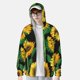 thumbnail image 2 of Balery Sunflower 1 Sudadera ligera de manga larga con capucha y protección solar UPF 50+ para hombre y mujer, ideal para pesca y running-3X-Large, 2 of 7