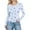 Light Blue womens tops, variant on YanHoo Womens Long Sleeve T Shirts Spring Fashion 2026 Floral Printed Cute Basic Crop Tops Going Out Outfits Y2k Clothes Black,XL