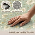 thumbnail image 6 of ODIKA Over Faded Center Border Ornamental Scrolls Vintage Boho Distressed Playful for Queen Size Bedroom, Under Bed, Master Suite, Foldable Easy Care, 6 of 7