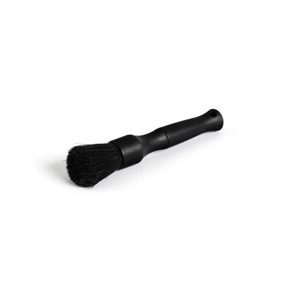 Detail Factory - Boar Hair Detailing Brush - Short-Handle, Black on Black