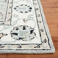 thumbnail image 3 of SAFAVIEH Micro-Loop Warwick Medallion Area Rug, Grey/Ivory, 8' x 10', 3 of 8