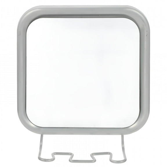 ACDANC 2026 New Fogless Shower Mirror with Suction Cup & Hooks (Silver) for Shower,Bathroom,Home,Spa,Gym
