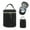 BLACK, variant on Insulated Baby Bottle Bag, 5.5"×7.48" Breastmilk Cooler Bag with Food-Grade PEVA Lining, Waterproof 300D Polyester Milk Bottle Tote for Nursing Mom, Multi-Use Insulated Lunch Bag for Work/Picnic/Camp