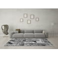 thumbnail image 3 of Ahgly Company Indoor Square Patchwork Gray Transitional Area Rugs, 4' Square, 3 of 4