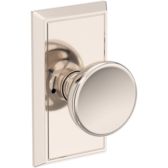 Baldwin Pv.Sol.Hfr Solvang Privacy Door Knob Set - Nickel
