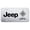Brushed Chrome, variant on Jeep Endless Laser Etched Logo License Plate (Black)