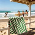 thumbnail image 4 of Fashionable Colorful Striped Beach Towels Soft And -fine Fiber Bath Towels For Bathing, 4 of 6