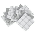 thumbnail image 2 of T-fal Coordinating Flat Waffle Weave Dish Cloth, Twelve Pack, Gray, 2 of 6