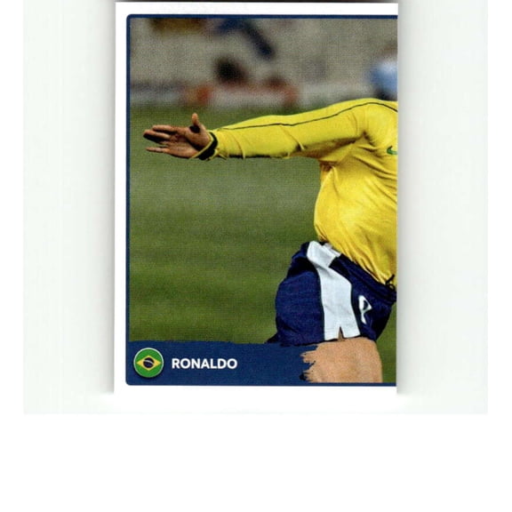 2024 Panini CONMEBOL Copa America Sticker #LEG10 Ronaldo 1 Legends Official Mini Thin Sticker Futbol Soccer Trading Card