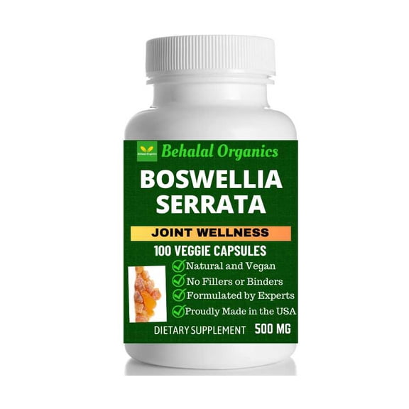 Boswellia Serrata 500mg 100 Quick Release vegan Capsules