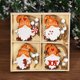 thumbnail image 3 of 12 piezas/juego de colgantes de madera para Navidad, gnomos de Papá Noel de jengibre, adorno colgante para árbol de Navidad, decoración para fiesta de año nuevo en el hogar, 3 of 5