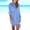 Light Blue, variant on NMMUED Cover Ups for Swimwear Women Blouse Long Button Down Shirt Dresses Tops Beach Vacation Clothes for Women Black A