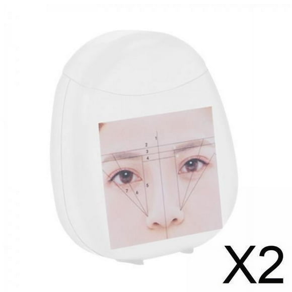 Cadena de mapeo,Cadena de mapeo de cejas preentintadas,Maquillaje de cadena de pretintado de mapeo de cejas,Herramienta de medición de cejas Hilo marcador,Suministros de maquillaje permanente