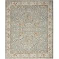 thumbnail image 2 of Nourison Asher 7'10" x 10'4" Blue Ivory Vintage Indoor Rug, 2 of 9