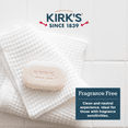 thumbnail image 6 of Kirk's Castile Bar Soap - Made With Premium Coconut Oil, Fragrance Free, 4 oz. Bars, 3 Pack, 6 of 8