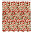 thumbnail image 3 of Ambesonne Poppy Flower Shower Curtain, Nature Arrangement, 69"Wx70"L, Green Red Beige, 3 of 3