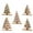 As shown, variant on JIhuahe 5-Piece Wooden Christmas Gingerbread Tabletop Decorations, Holiday Centerpieces for Dining Table, Festive Home Accents for Christmas Party and Seasonal Display