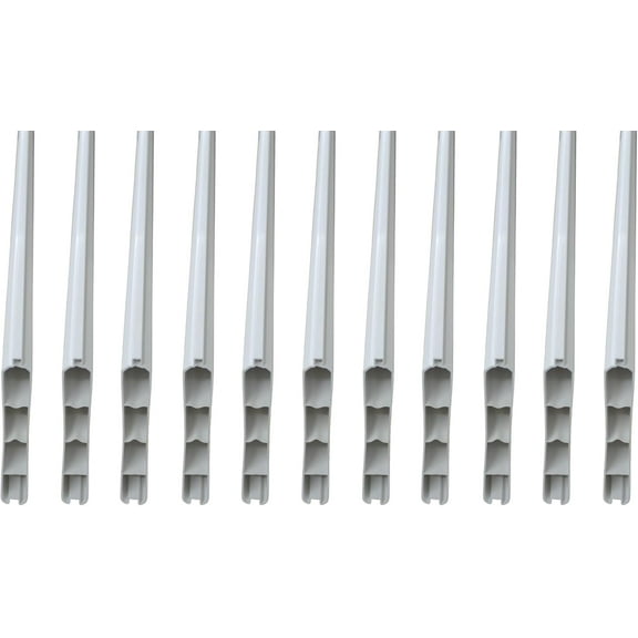 11 Pack 7/8" x6x62-1/4 Vinyl Fence Tongue & Groove Pickets