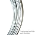 thumbnail image 3 of Vogacara Cables flexibles de 1,55mm, colores surtidos, Material Premium, cables de aluminio, operación de estilo tonto, bricolaje, resiliencia a prueba Juguetes de construcción plata Vogacara FN009778-04, 3 of 6