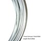 thumbnail image 3 of Vogacara Cables flexibles de 1,55mm, colores surtidos, Material Premium, cables de aluminio, operación de estilo tonto, bricolaje, resiliencia a prueba Juguetes de construcción plata Vogacara FN009778-04, 3 of 6