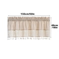 thumbnail image 3 of Xuniizn Blackout Cafe Curtains for Small Kitchen Windows, 100% Darkening Thermal Insulated Window Curtains, Waterproof Easy Clean Short Curtains for Kitchen, Bedroom, Bathroom, 3 of 9