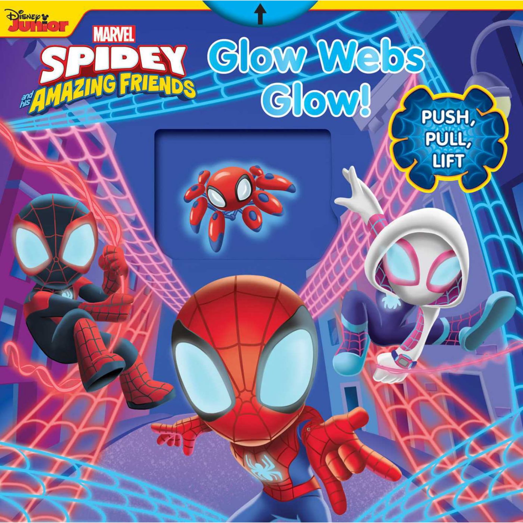 Marvel Spidey and His Amazing Friends: Glow Webs Glow! (Board Book)