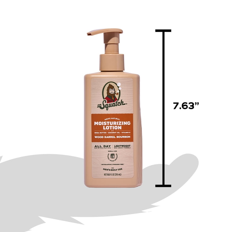 Dr. Squatch Mens Natural Body Moisturizer Lotion, Hand & Body